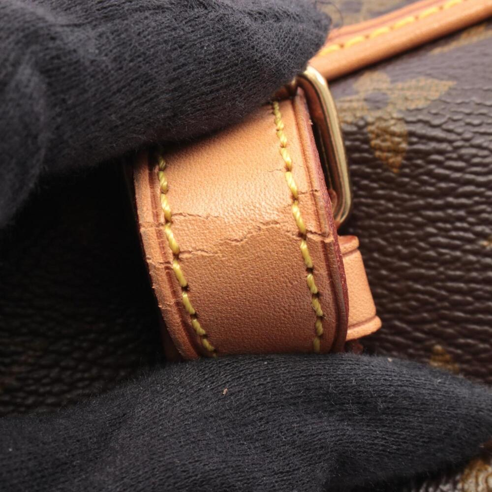 LOUIS VUITTON Authentic Brown Monogram Leather Shoulder Bag - Picture 7 of 10